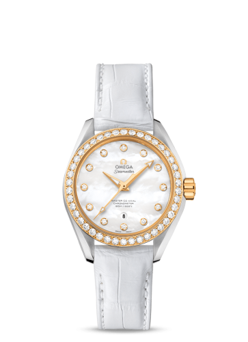 Omega Seamaster Aqua Terra 150M Master Co-Axial 34 Stainless Steel / Yellow Gold / Diamond / MOP